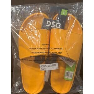 DSG Slides Men's Yellow (Mustard/Gold) Size 11 New In Bag